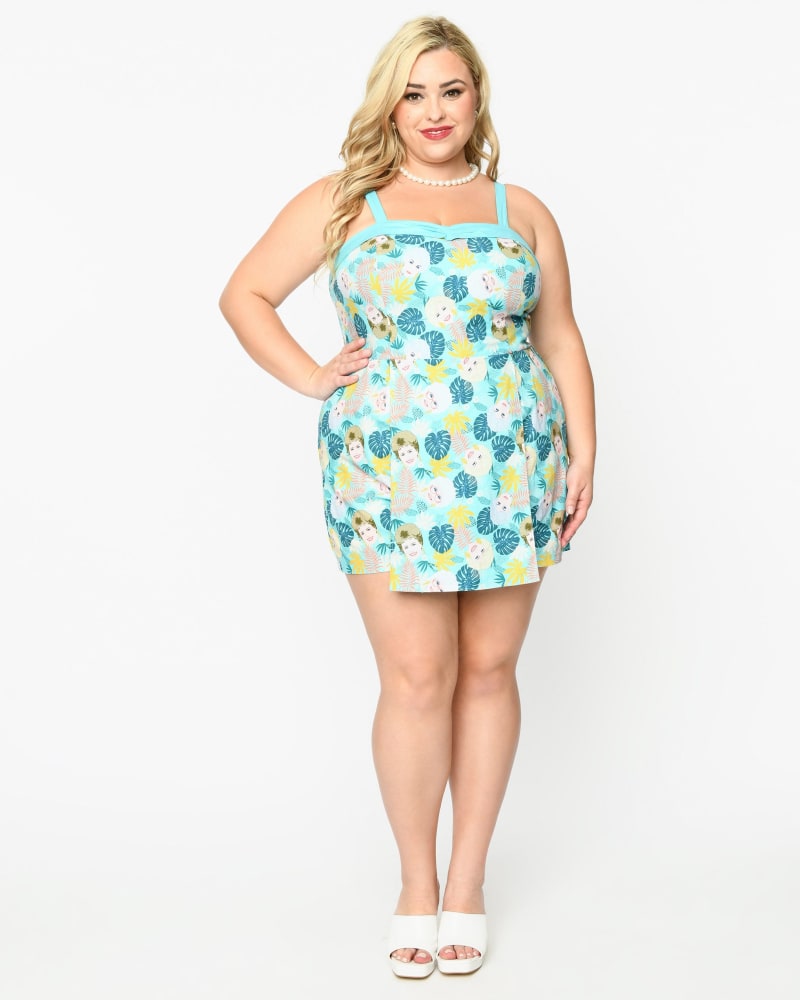 Romper skirt plus size top